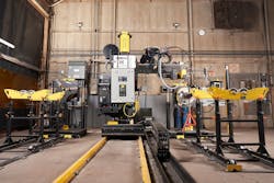 LJ Welding Automation’s Pipe Titan pipe welding system leverages IO-Link for greater sensor communications flexibility. Source: Beckhoff Automation LJ Welding Automation’s Pipe Titan pipe welding system leverages IO-Link for greater sensor communications flexibility. Source: Beckhoff Automation