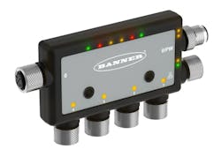 Banner Engineering’s DXMR90 controller. Banner Engineering’s DXMR90 controller.