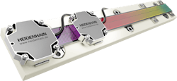 Figure 4. Two LIP6000 Dplus encoders which can detect motion on the X-axis, Y-axis, Rz rotation and thermal expansion. Source: Heidenhain Figure 4. Two LIP6000 Dplus encoders which can detect motion on the X-axis, Y-axis, Rz rotation and thermal expansion. Source: Heidenhain