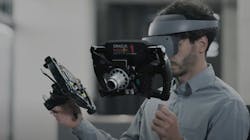 An engineer compares a real-world component of a Red Bull Racing car with a 3D simulation using Sony&rsquo;s new immersive VR headset and Siemens Xcelerator software. Red Bull Racing is collaborating with Siemens and Sony to demonstrate the capabilities of this metaverse technology. Source: Siemens