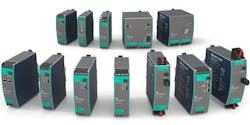 Pepperl+Fuchs PS1000 power supplies ensure efficient and reliable power supply from 5 Amps to 40 Amps, for 12V dc, 24V dc or 48V dc output. Pepperl+Fuchs PS1000 power supplies ensure efficient and reliable power supply from 5 Amps to 40 Amps, for 12V dc, 24V dc or 48V dc output.