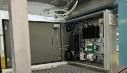 The control panel for the wrinkle detection system. Source: Vision Optronix/Teledyne Dalsa The control panel for the wrinkle detection system. Source: Vision Optronix/Teledyne Dalsa