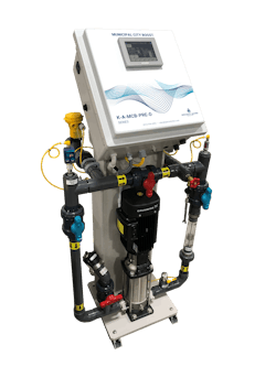 One of Specialty Water Technologies&apos; water purification systems, which are custom-manufactured to remove specific contaminants discovered during an initial, comprehensive analysis of local water. Source: SWT