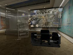 This view shows how the Poka app can be used with Apple Vision Pro to view equipment in the physical world with overlays from the app providing information about the equipment’s setup. This view shows how the Poka app can be used with Apple Vision Pro to view equipment in the physical world with overlays from the app providing information about the equipment’s setup.