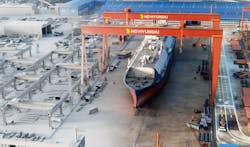 Interoperable, photoreal and physics-based digital twins like this one, created with Siemens and Nvidia technology for HD Hyundai, accelerate engineering collaboration and allow customers to minimize workflow waste, save time and costs, and reduce risk of manufacturing defects. Source: Nvidia Interoperable, photoreal and physics-based digital twins like this one, created with Siemens and Nvidia technology for HD Hyundai, accelerate engineering collaboration and allow customers to minimize workflow waste, save time and costs, and reduce risk of manufacturing defects. Source: Nvidia