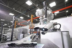 ABB’s 3DQI robotic quality inspection cell can detect defects of less than half the width of a human hair. ABB’s 3DQI robotic quality inspection cell can detect defects of less than half the width of a human hair.