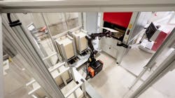 The Trichosafe packaging area at Biocare with the Kassow Robots' KR1205 in action. Source: Kassow Robots. The Trichosafe packaging area at Biocare with the Kassow Robots' KR1205 in action. Source: Kassow Robots.