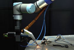 Cobot Systems’ Laser Welding Cobot. Cobot Systems’ Laser Welding Cobot.