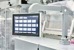 Beckhoff HMI control panel on Bosch packaging machinery. Source: Beckhoff. Beckhoff HMI control panel on Bosch packaging machinery. Source: Beckhoff.