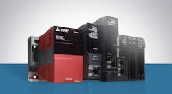Mitsubishi iQ-R series PLCs. Mitsubishi iQ-R series PLCs.