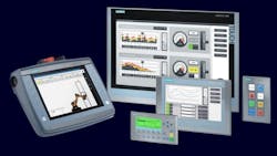 Siemens Simatic HMI panels. Source: Siemens Siemens Simatic HMI panels. Source: Siemens