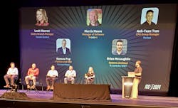 The system integrator panel at Inductive Automation’s Ignition Community Conference 2024, moderated by Chris Fischer, Inductive Automation’s integrator program manager (at right). The system integrator panel at Inductive Automation’s Ignition Community Conference 2024, moderated by Chris Fischer, Inductive Automation’s integrator program manager (at right).