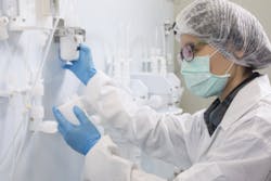 Production worker at an Entegris plant in Taiwan. Source: Entegris Production worker at an Entegris plant in Taiwan. Source: Entegris