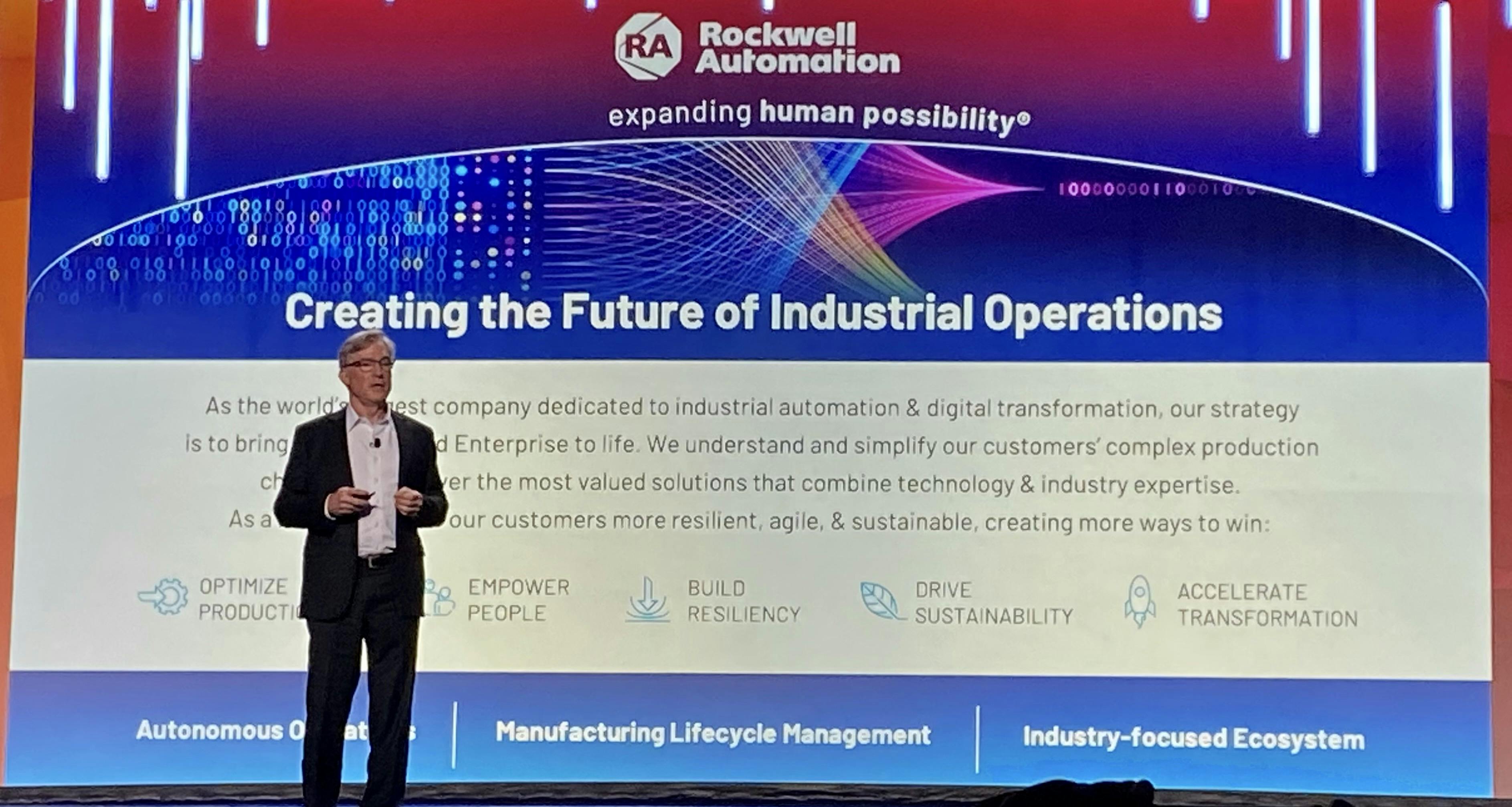 Blake Moret at Automation Fair 2024.