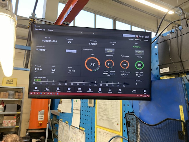 The Pro.Lean module, part of Emerson’s Movicon platform