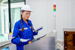 Industrial operator gets input from mobile device Industrial operator gets input from mobile device