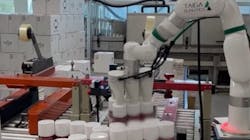 Stereo camera use case in pick-and-place robot application. Stereo camera use case in pick-and-place robot application.