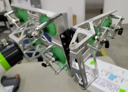 EoAT on a case erector robot. EoAT on a case erector robot.