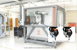 5-axis additive manufacturing robotic cell 5-axis additive manufacturing robotic cell
