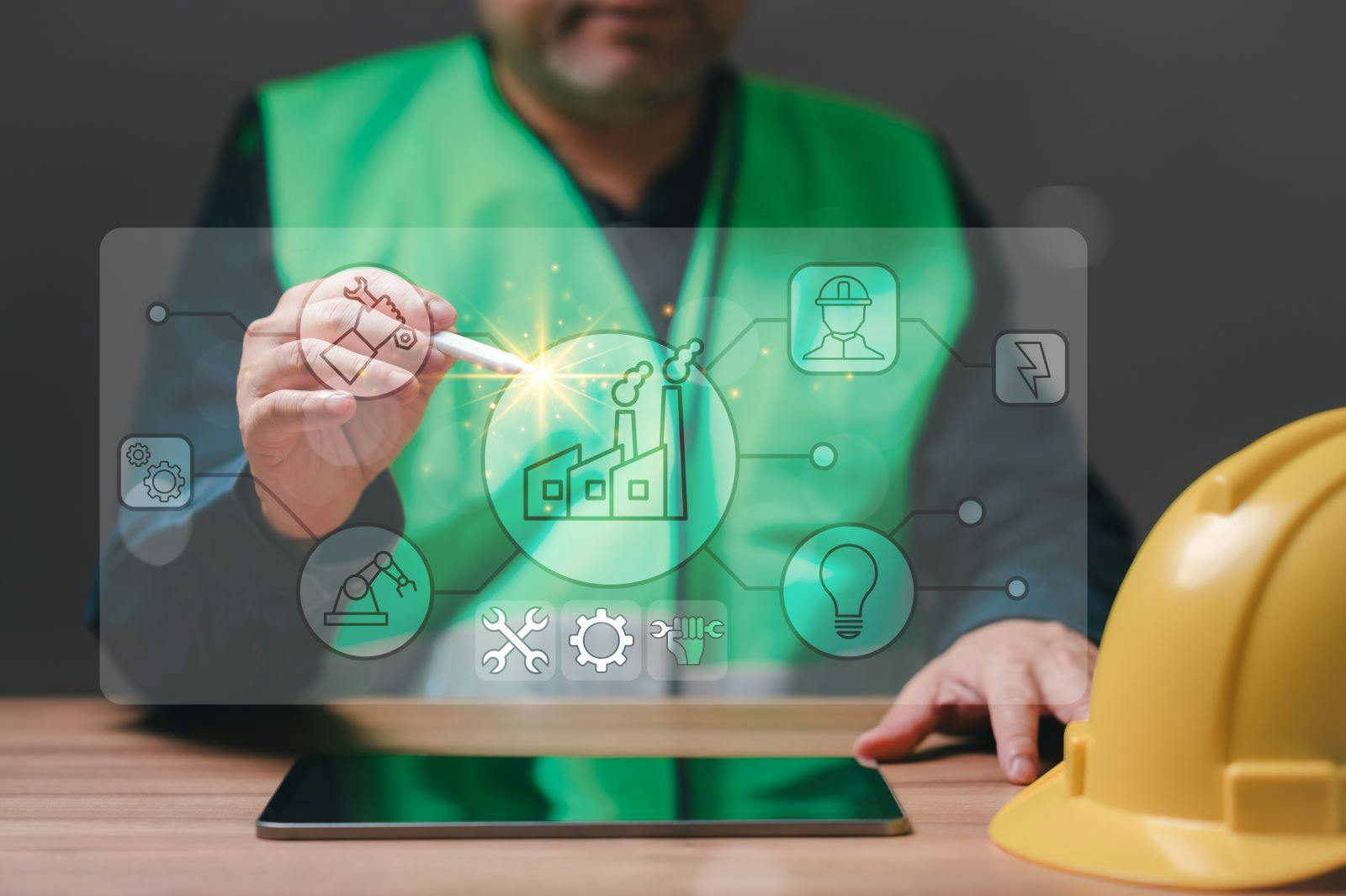 In industrial setting, engineers oversee manufacturing operations, coordinating production on assembly line, optimizing machinery usage and workforce deployment for seamless plant operations.