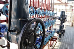 valves in a processing facility valves in a processing facility