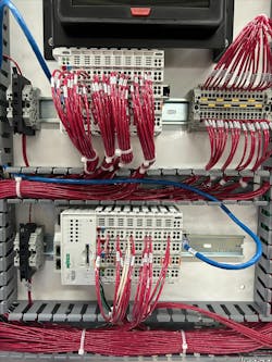 Wiring for Benjamin Electric’s Compass control system. Wiring for Benjamin Electric’s Compass control system.