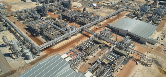Albermarle’s Kemerton, Australia, lithium hydroxide plant.