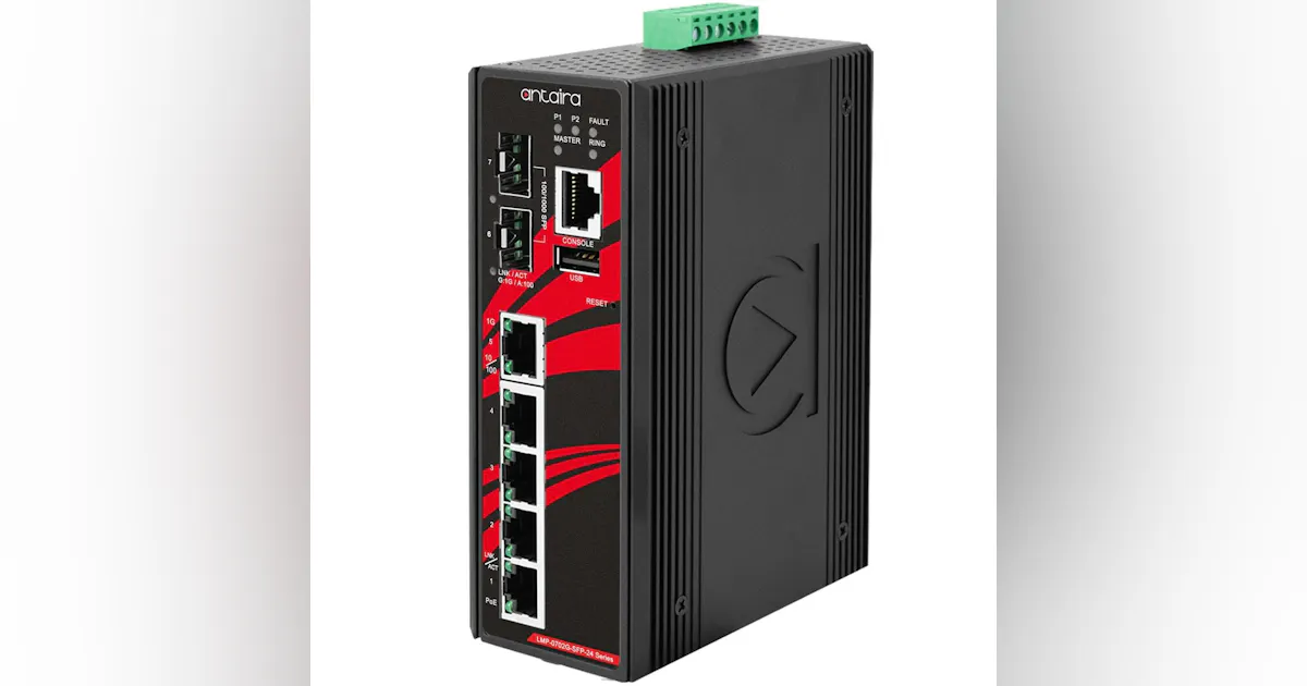 Network Anira Router Antaira Managed Ethernet Switch | Automation World