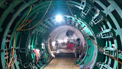 Tunnels at the Hinkley Point site. Tunnels at the Hinkley Point site.