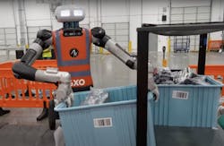 Agility Robotics' Digit working at GXO Logistics facility in Flowery Branch, Ga. Agility Robotics' Digit working at GXO Logistics facility in Flowery Branch, Ga.