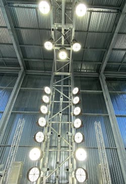 A view of the ultra high-resolution cameras and stadium lighting in the Digital Train Inspection portal. A view of the ultra high-resolution cameras and stadium lighting in the Digital Train Inspection portal.