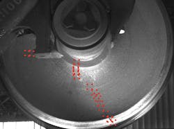 cracked rail car wheel cracked rail car wheel