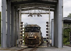 A Digital Train Inspection portal. A Digital Train Inspection portal.