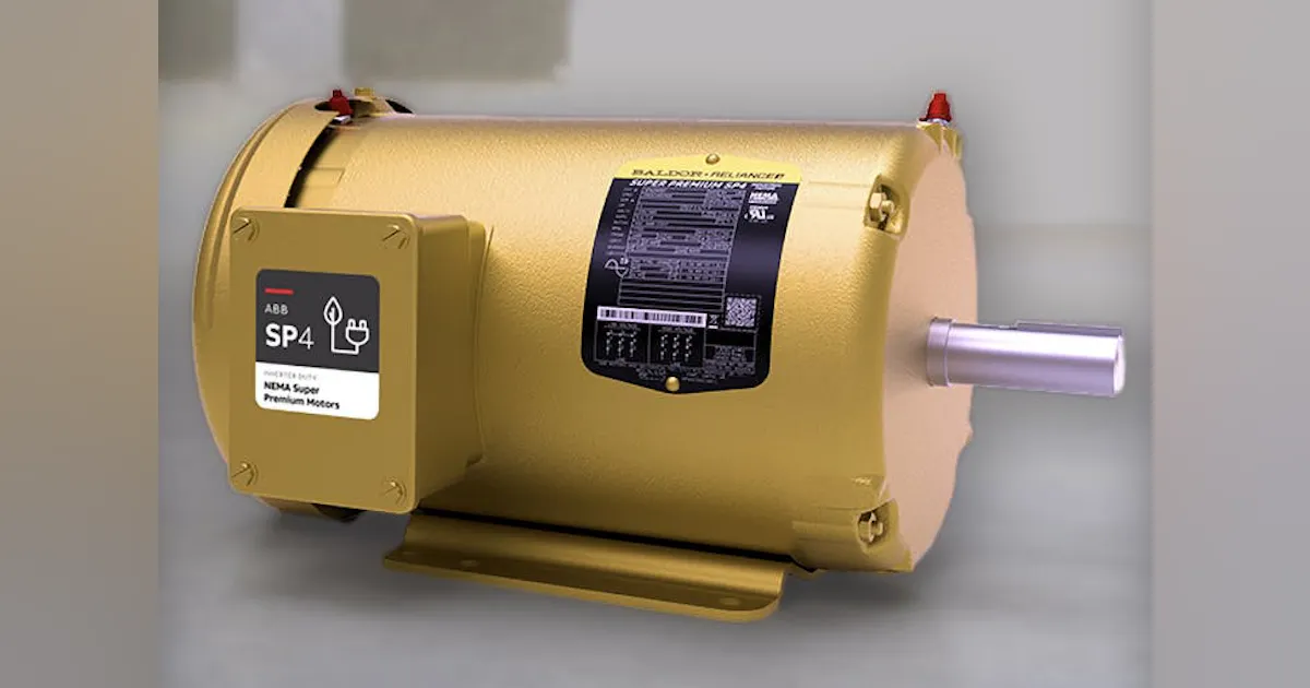 ABB's Next-Generation SP4 Motors Combine High Efficiency and Advanced ...