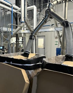 Pellet production at the new Premix facility Pellet production at the new Premix facility