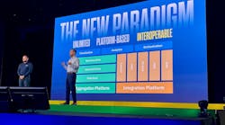 Colby Clegg (left) and Carl Gould deliver the opening keynote at Inductive Automation's Ignition Community Conference 2025. Colby Clegg (left) and Carl Gould deliver the opening keynote at Inductive Automation's Ignition Community Conference 2025.