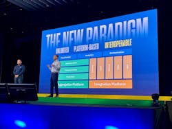 Colby Clegg (left) and Carl Gould deliver the opening keynote at Inductive Automation's Ignition Community Conference 2025. Colby Clegg (left) and Carl Gould deliver the opening keynote at Inductive Automation's Ignition Community Conference 2025.