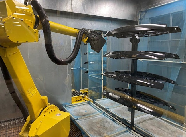 Robotic painting process