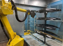 Robotic painting process Robotic painting process