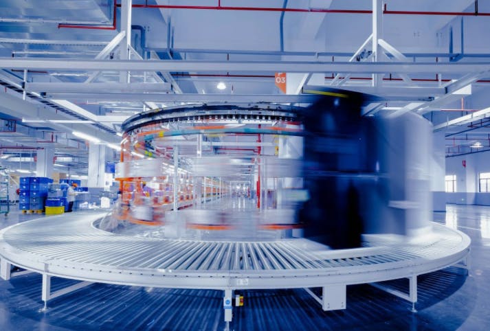 tracking goods in production