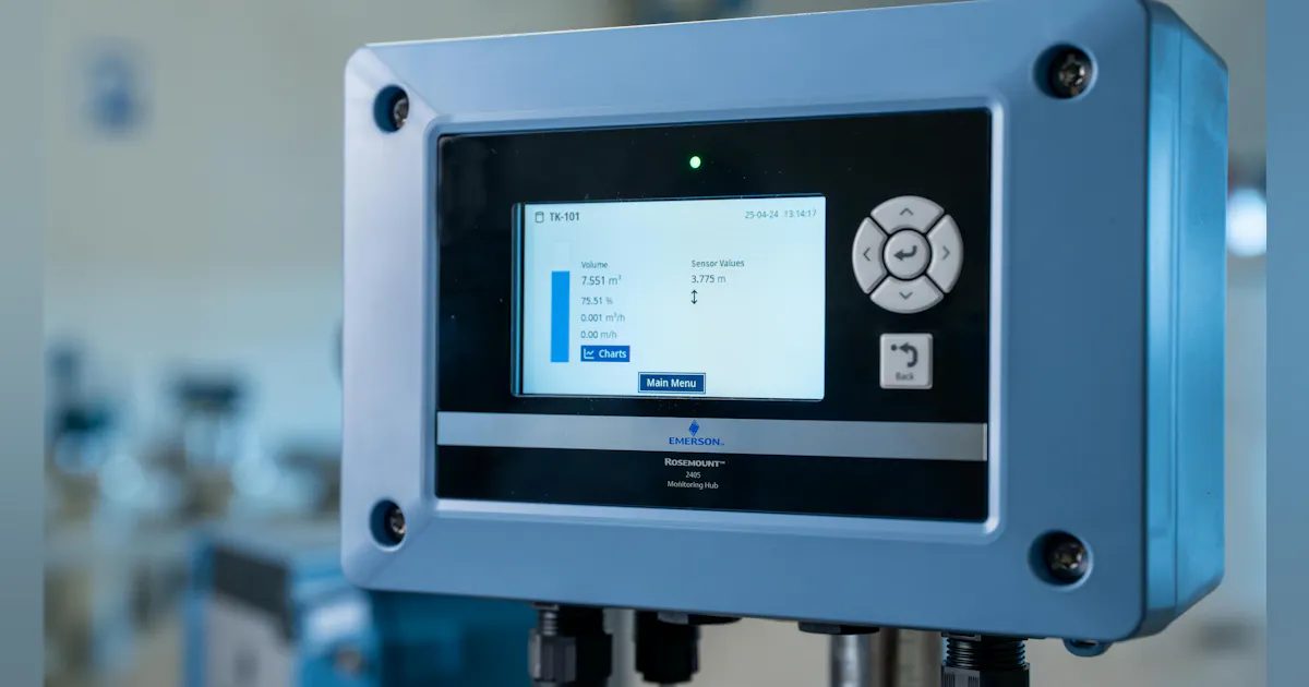 Tank Inventory System Emerson’s New Monitoring Hub for Multi-Tank Inventory Control ...