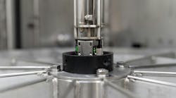 part-detection sensors inside a turntable parts washer part-detection sensors inside a turntable parts washer