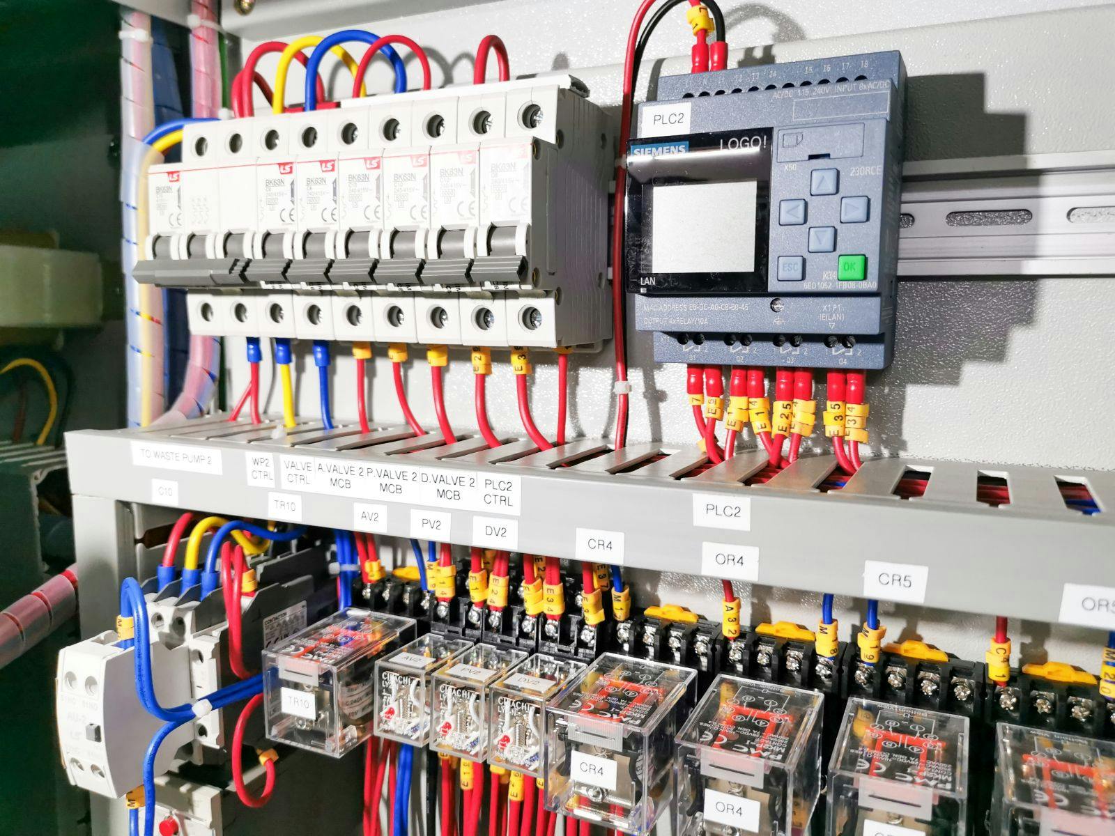 Sabah, Malaysia, August 21 2023 : Image of Programmable Logic Controller PLC.