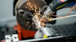 collaborative robotic welding system at West Coast Manufacturing collaborative robotic welding system at West Coast Manufacturing