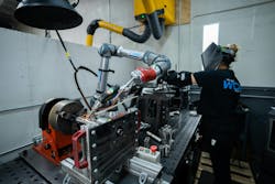 dual-table setup at West Coast Manufacturing dual-table setup at West Coast Manufacturing