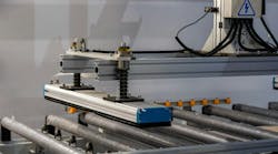 Robotic Machine Frame with Spring Assembly and Conveyor Rollers – Industrial Automation Detail Robotic Machine Frame with Spring Assembly and Conveyor Rollers – Industrial Automation Detail