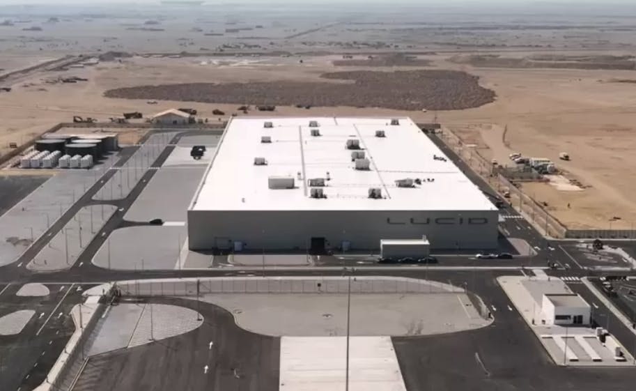 Lucid facility in Saudi Arabia